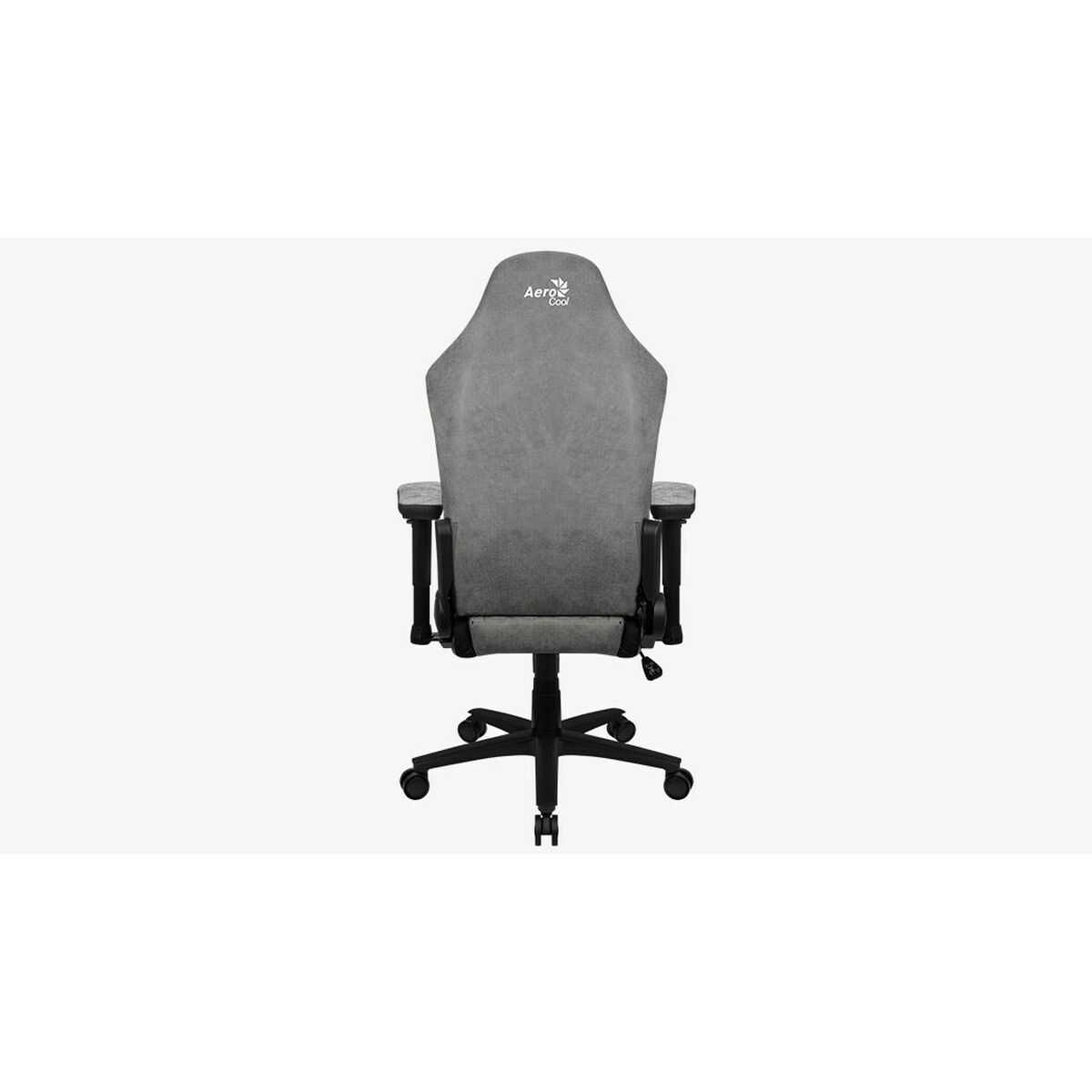 Spēļu Krēsls Aerocool Crown AeroSuede Melns Pelēks